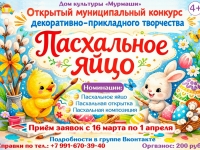 Открытый муниципальный конкурс декоративно-прикладного творчества «Пасхальное яйцо»