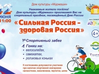 Спортивный праздник "Сильная Россия - здоровая Россия".
